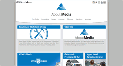 Desktop Screenshot of aboutmedia.at